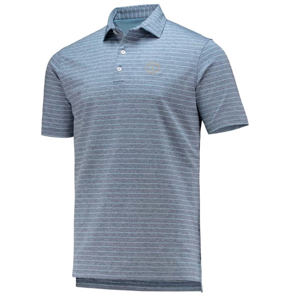 johnnie-O Blue Heather Stripe Polo